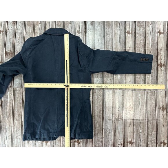 Wallace & Barnes cotton lined Blazer jacket color navy Size 34s - Picture 6 of 7